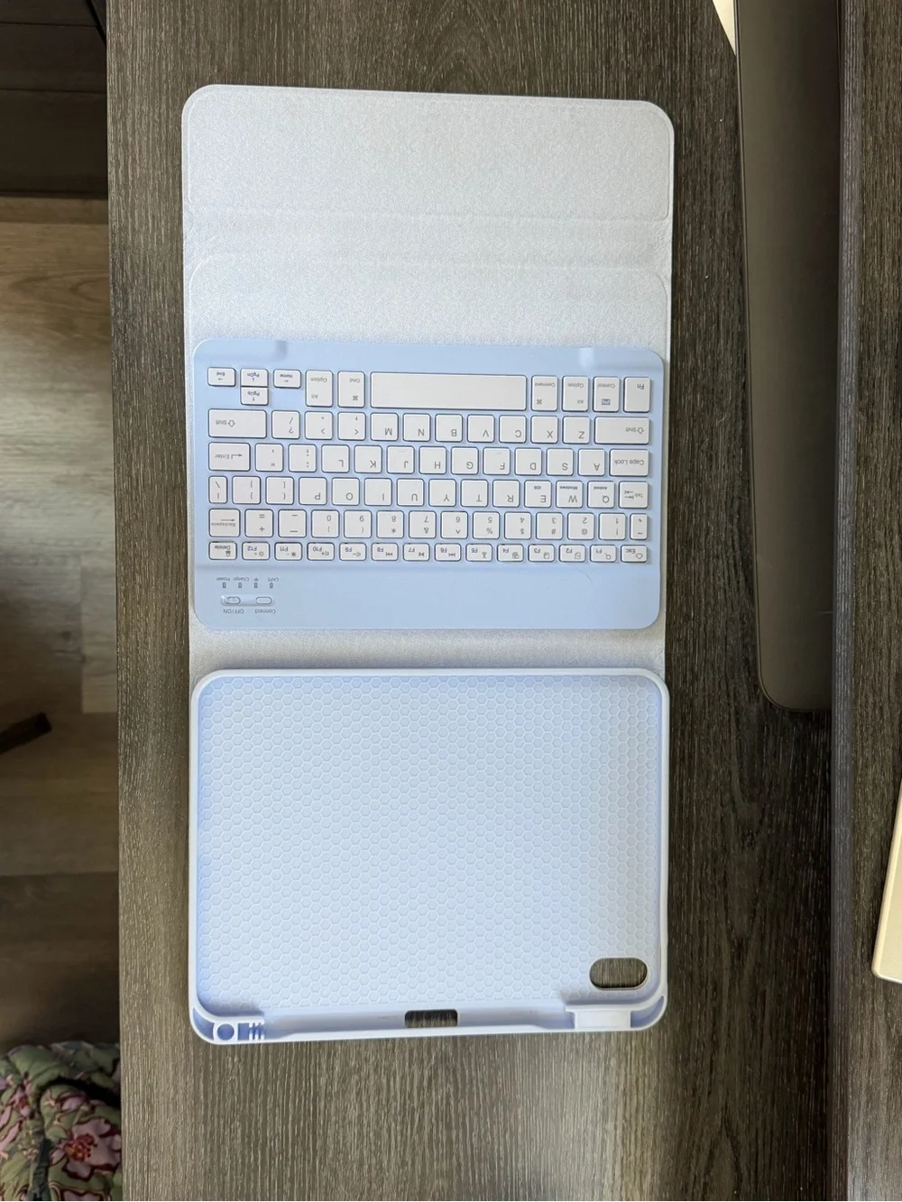 Blue iPad 11th Gen A16 Smart Cover Case with Removable Keyboard